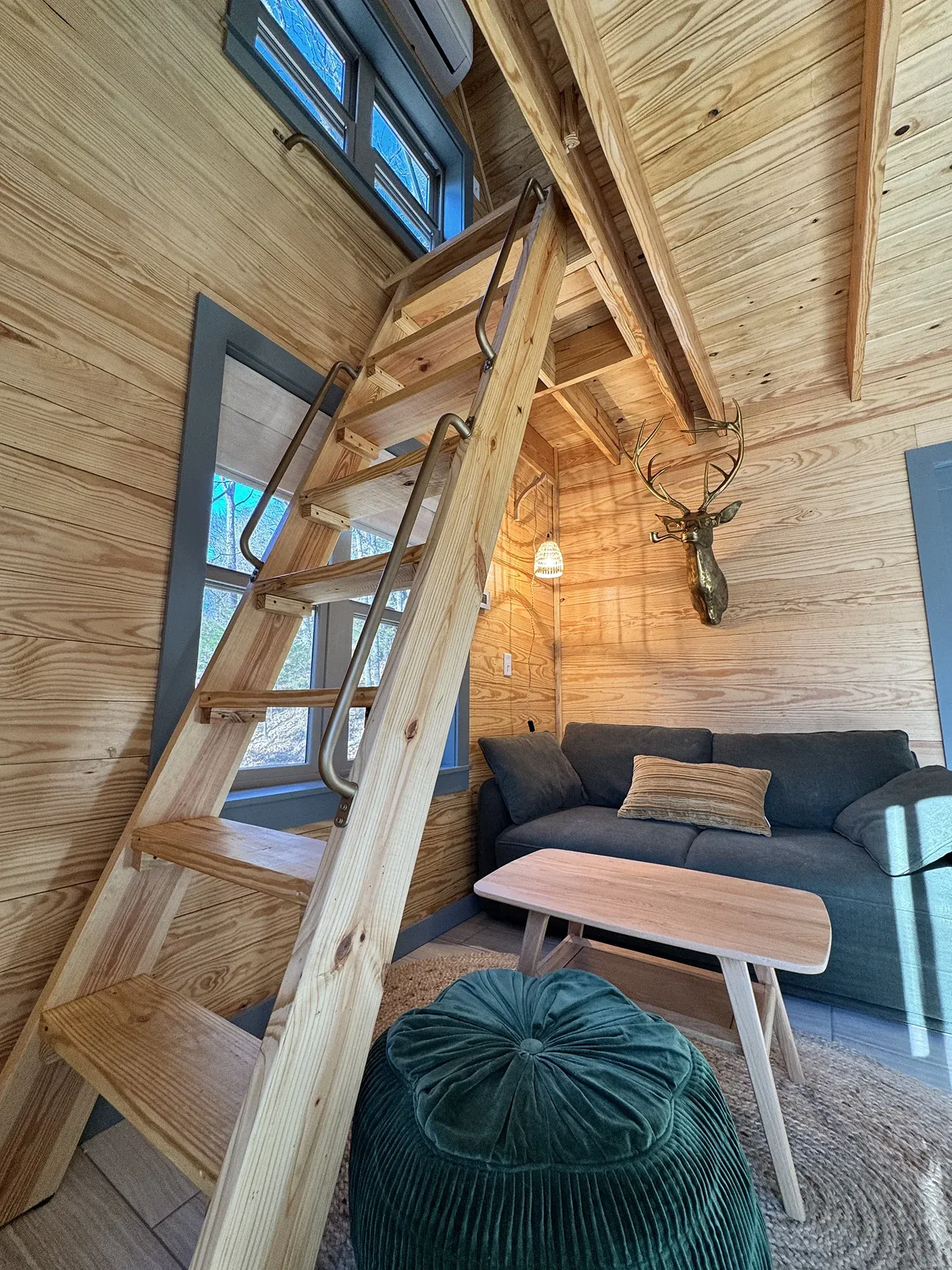 Stairway to the loft